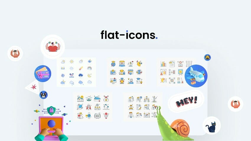 flat icons lifetime deal